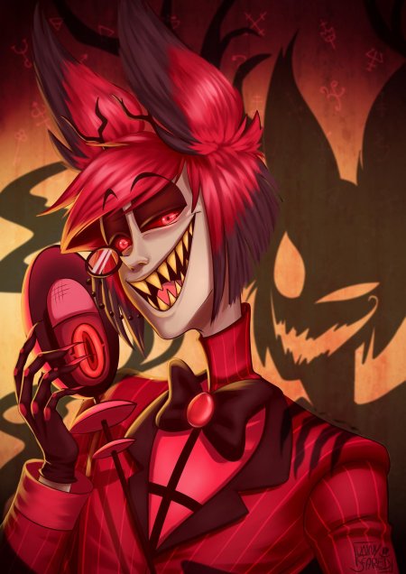 Отель хазбин аластор арт