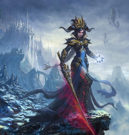 Девушка маг