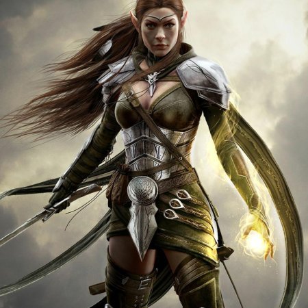 Эльфийка из the elder scrolls