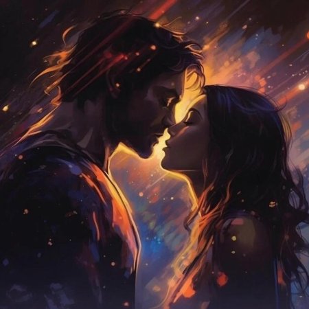 Влюбленные арт