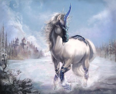 Единорог фэнтези