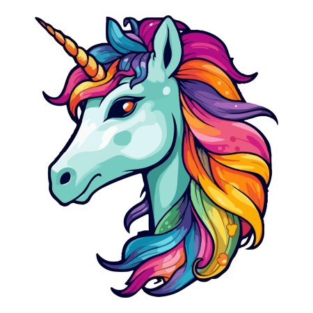 Единорог для срисовки