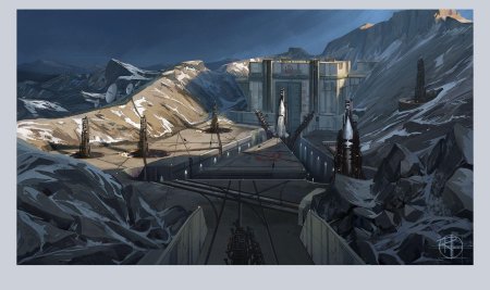 Военная база концепт арт