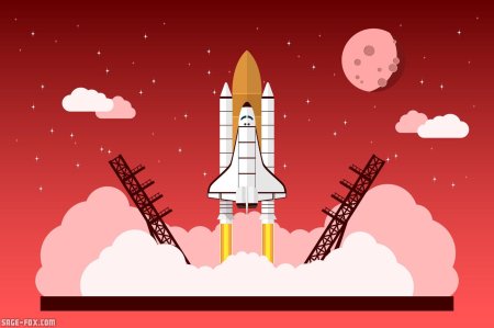 Космодром мультяшный