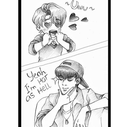 Чанбин и феликс арты