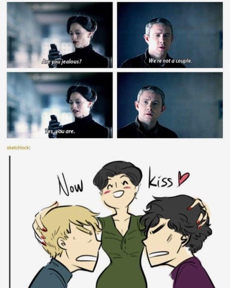 Комиксы шерлок\\джон ватсон