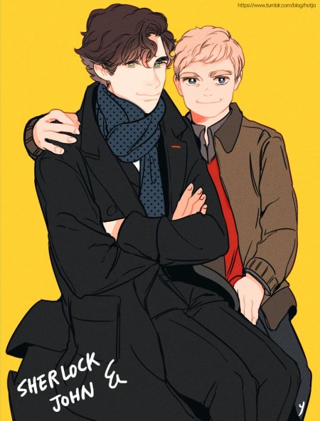 Шерлок холмс и доктор ватсон арт