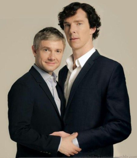 Бенедикт камбербэтч и мартин фримен