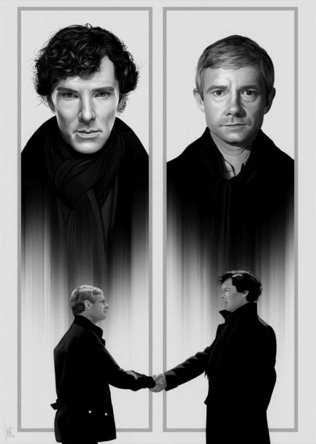 Бенедикт и мартин фримен шерлок