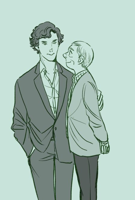Джон ватсон и шерлок холмс арт
