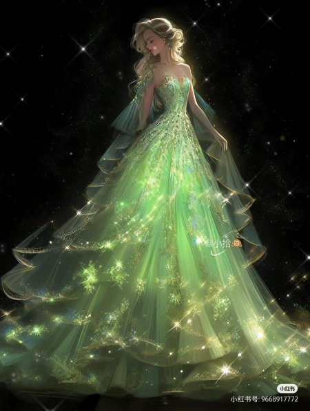 Платье в стиле фэнтези