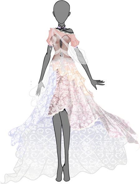 Платье эскиз