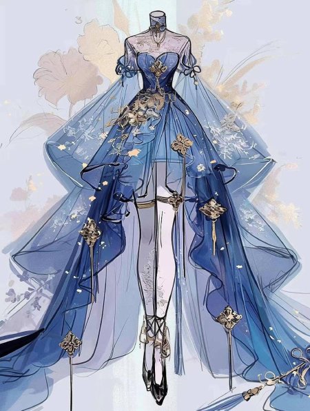 Платье эскиз