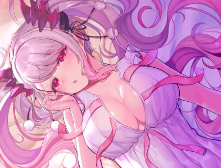 Аниме девушка с грудью