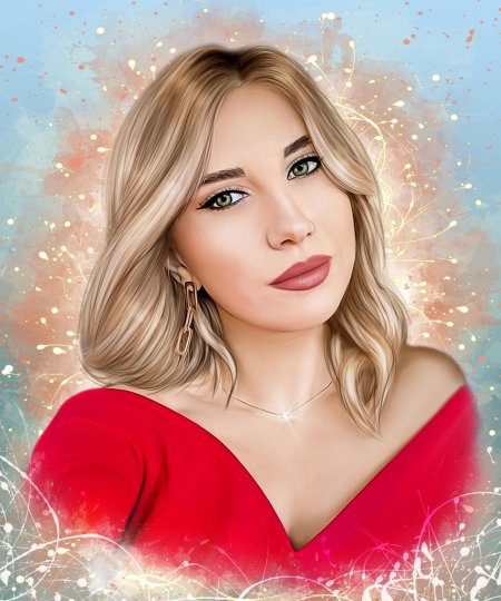 Портрет в стиле dream art