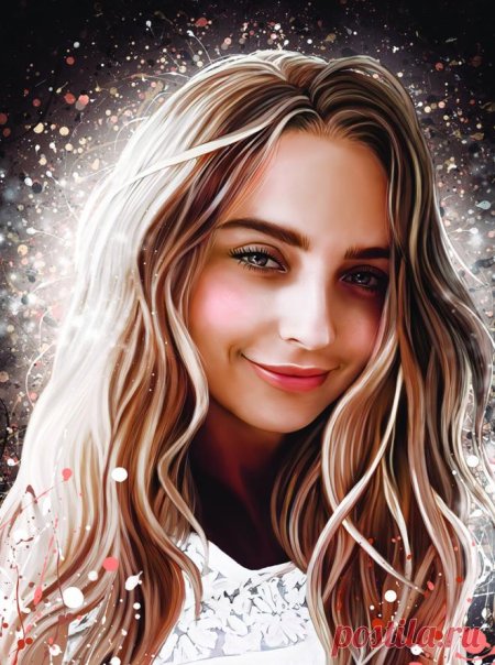 Портрет в стиле дрим арт