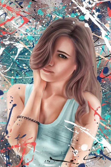 Портрет в стиле dream art