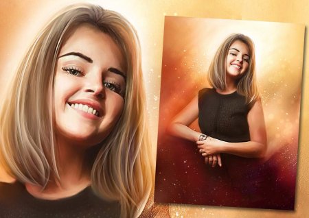 Портрет на холсте по фотографии