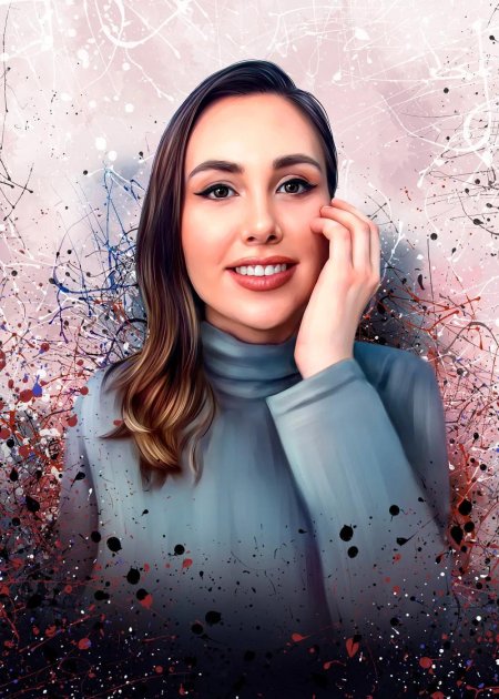 Портрет на холсте дрим арт