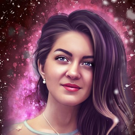 Портрет в стиле dream art