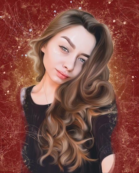 Портрет в стиле dream art