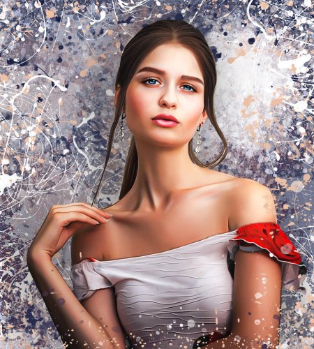 Девушка портрет