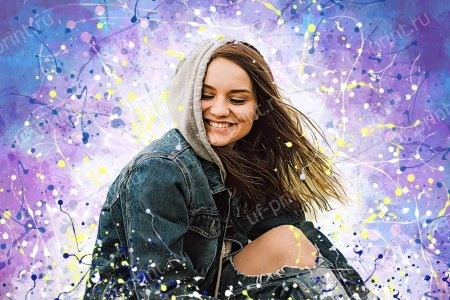 Портрет в стиле дрим арт