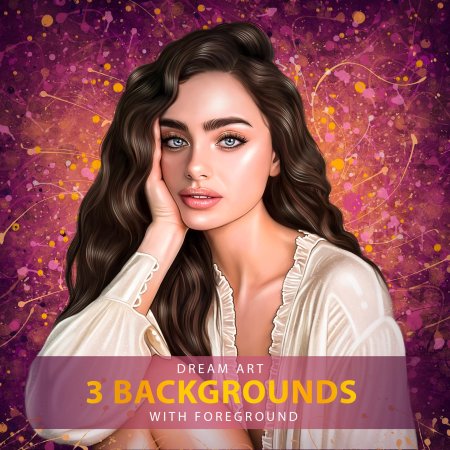 Фон для портрета в стиле дрим арт