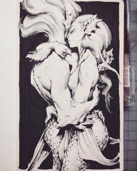 Русалка картина