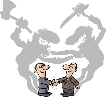 Агрессивность иллюстрация