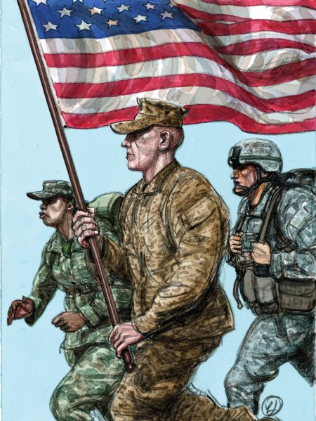 Американские морпехи арты