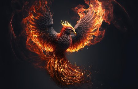 Flaming phoenix