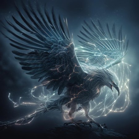 Фэнтези птица гром