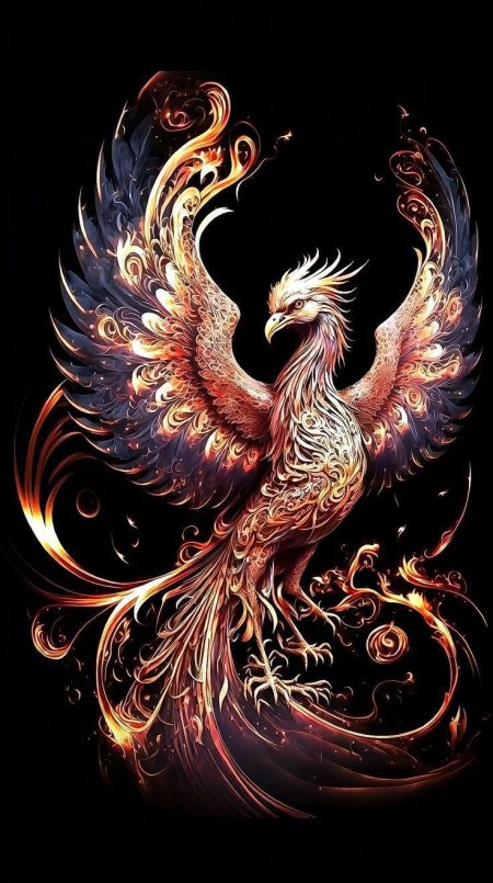 Перо птицы феникс