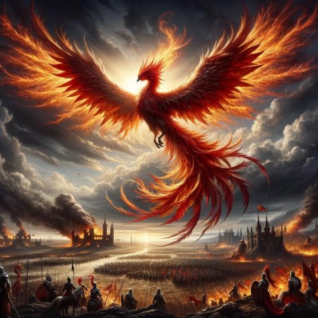 Феникс возрождение из пепла