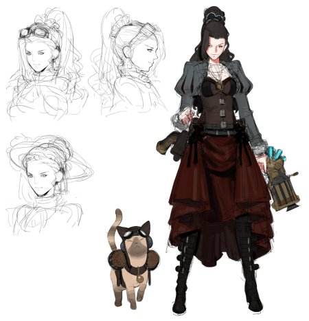 Викториан стимпанк арт