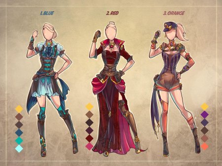 Наряды для персонажей