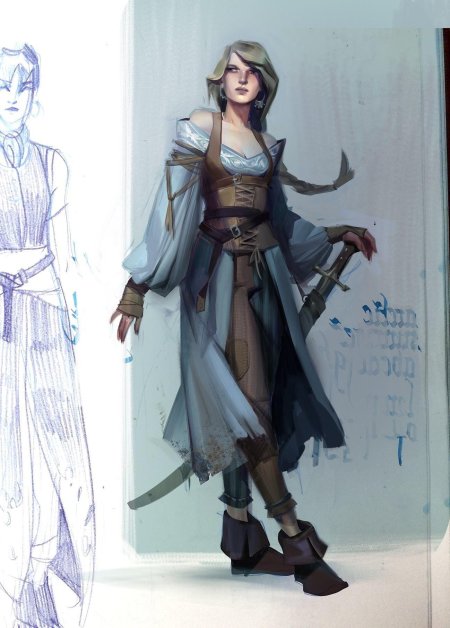 Концепты одежды фэнтези