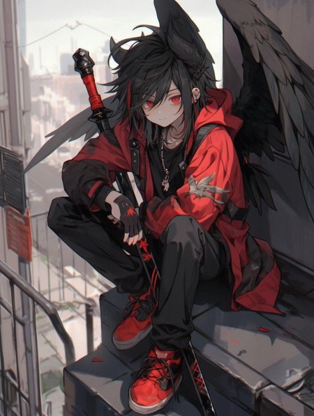 Крутой аниме парень