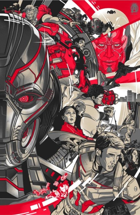 Мстители эра альтрона постер