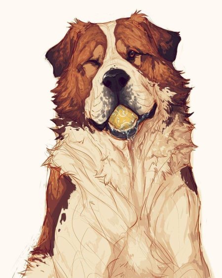 Собака сенбернар