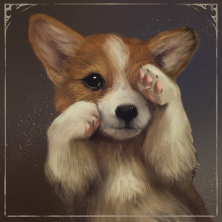 Вельш корги пемброк арт