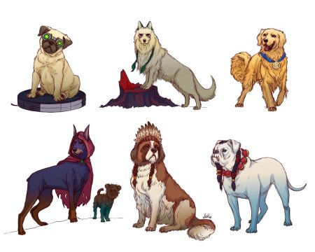 Мультяшные собаки