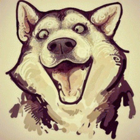 Рисунки хаски