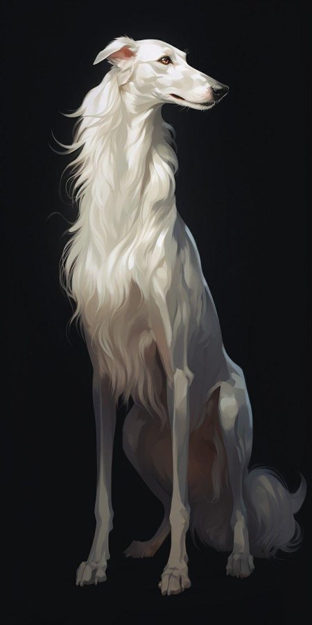 Борзая рисунок