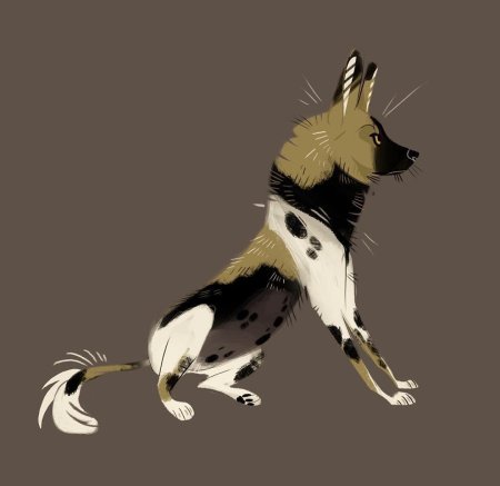 Гиеновая собака арт