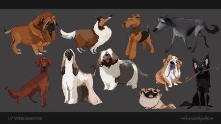 Собака концепт арт