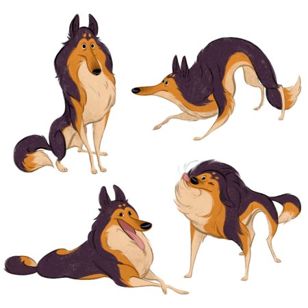 Животные в мультяшном стиле