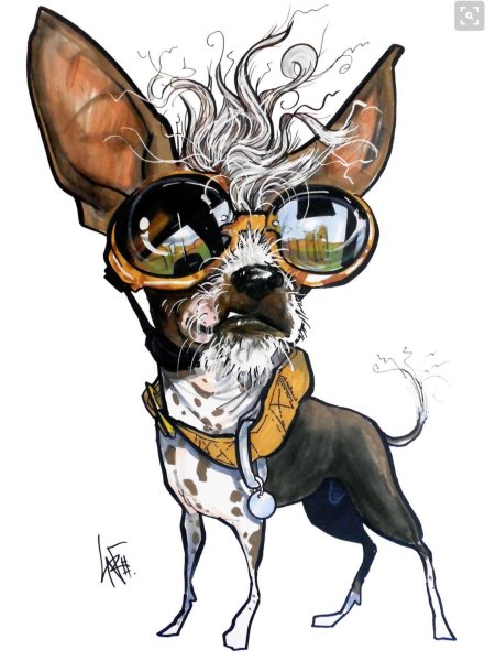 Стилизованная собака