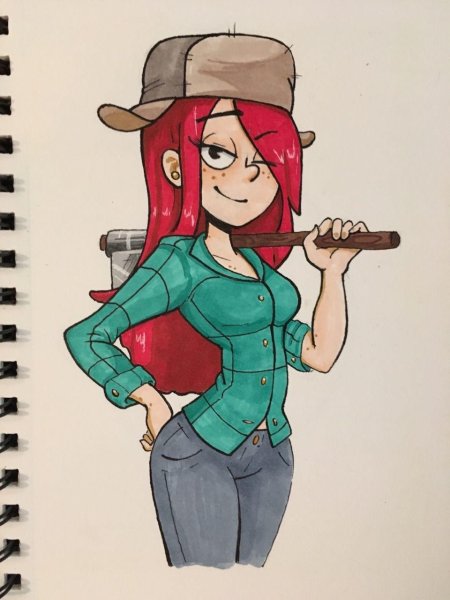 Взрослая венди гравити фолз